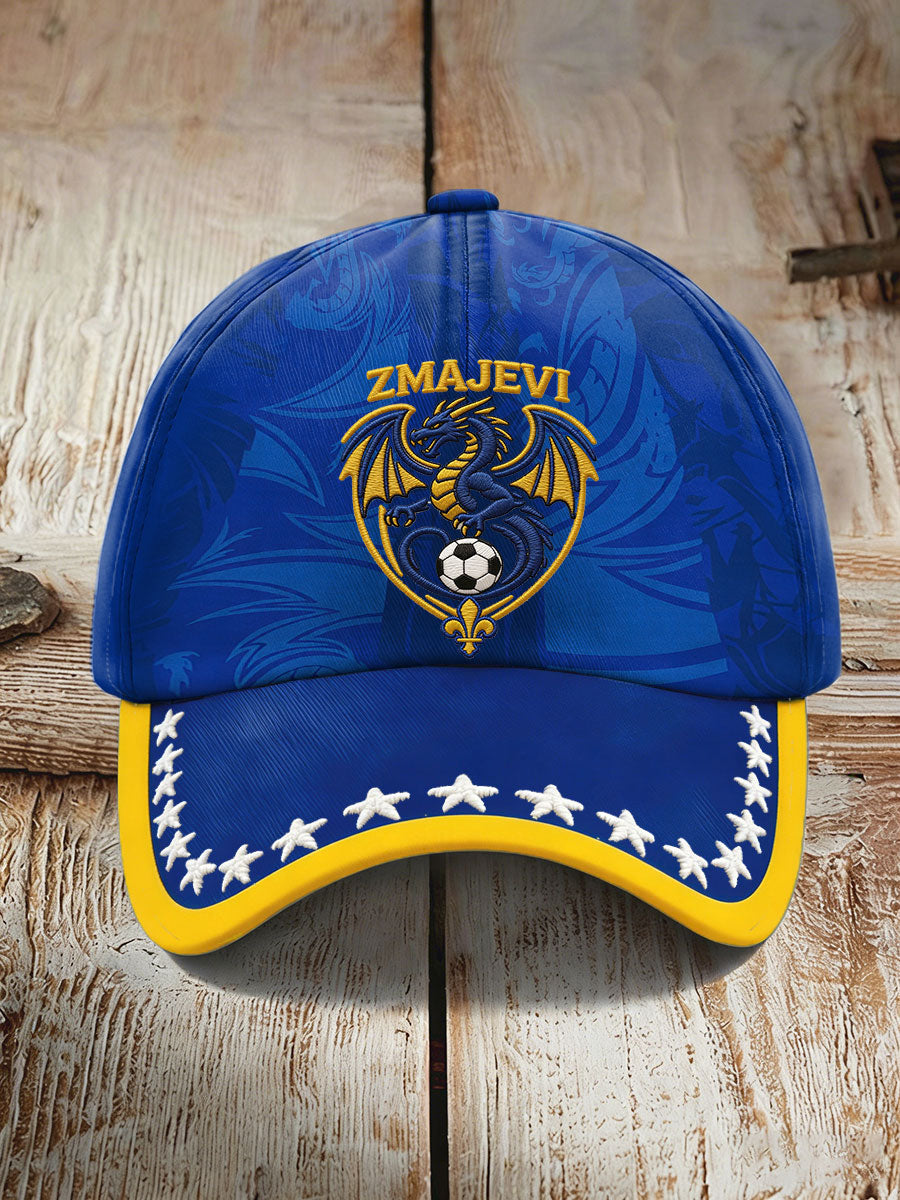 Unisex Bosnia ZMAJEVI Football Lover Printed Hat