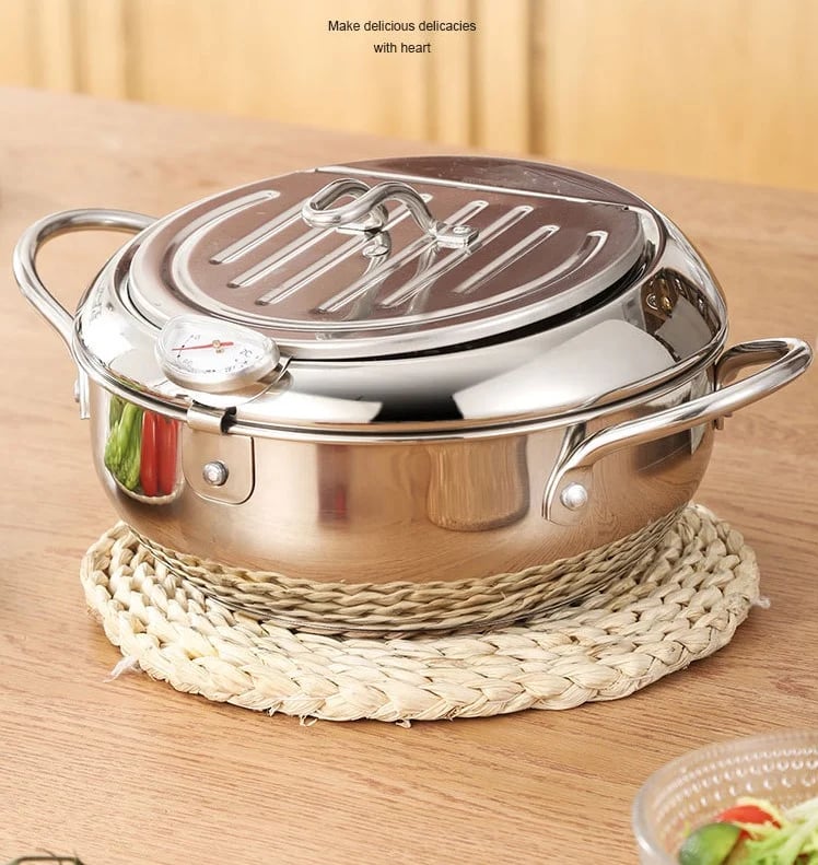 Stainless Steel Deep Fryer, Deep-fry delicious food easily