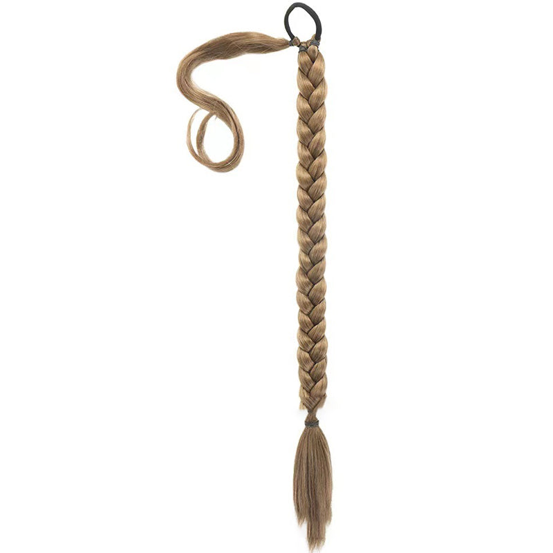 Lightweight Long Braided Ponytail Extension for Women