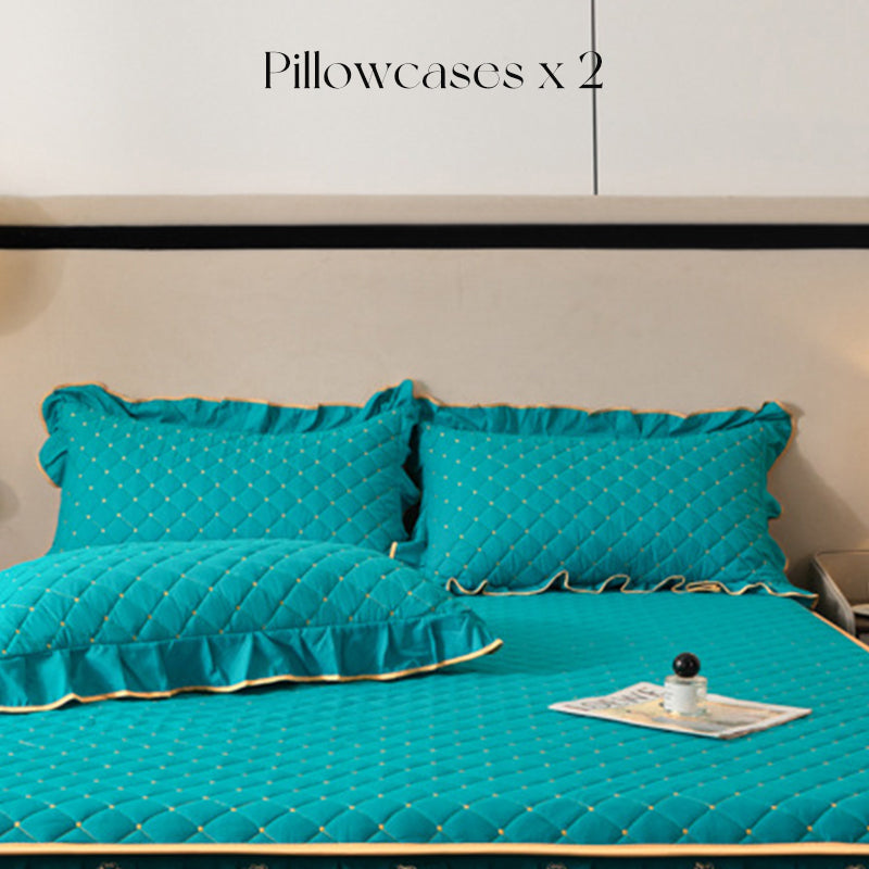 ⏳Limited-time 50% off⏰Ruffled Bed Sheet Skirt / Pillowcases🛏️