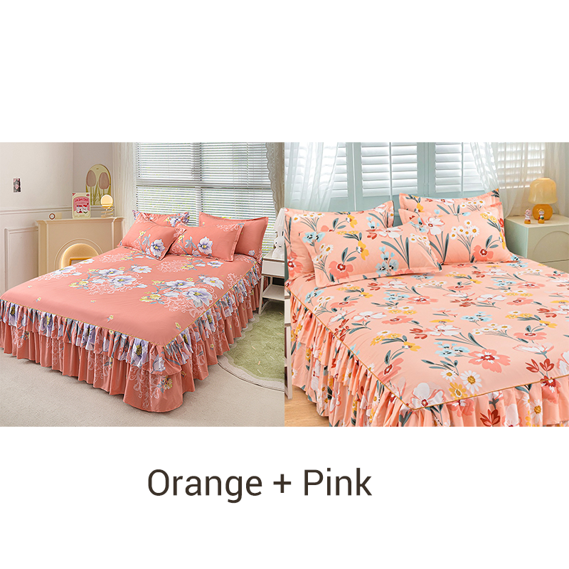 ⏳Time-Limited Special⏰3-Piece Ruffled Bed Skirt Set🛏️