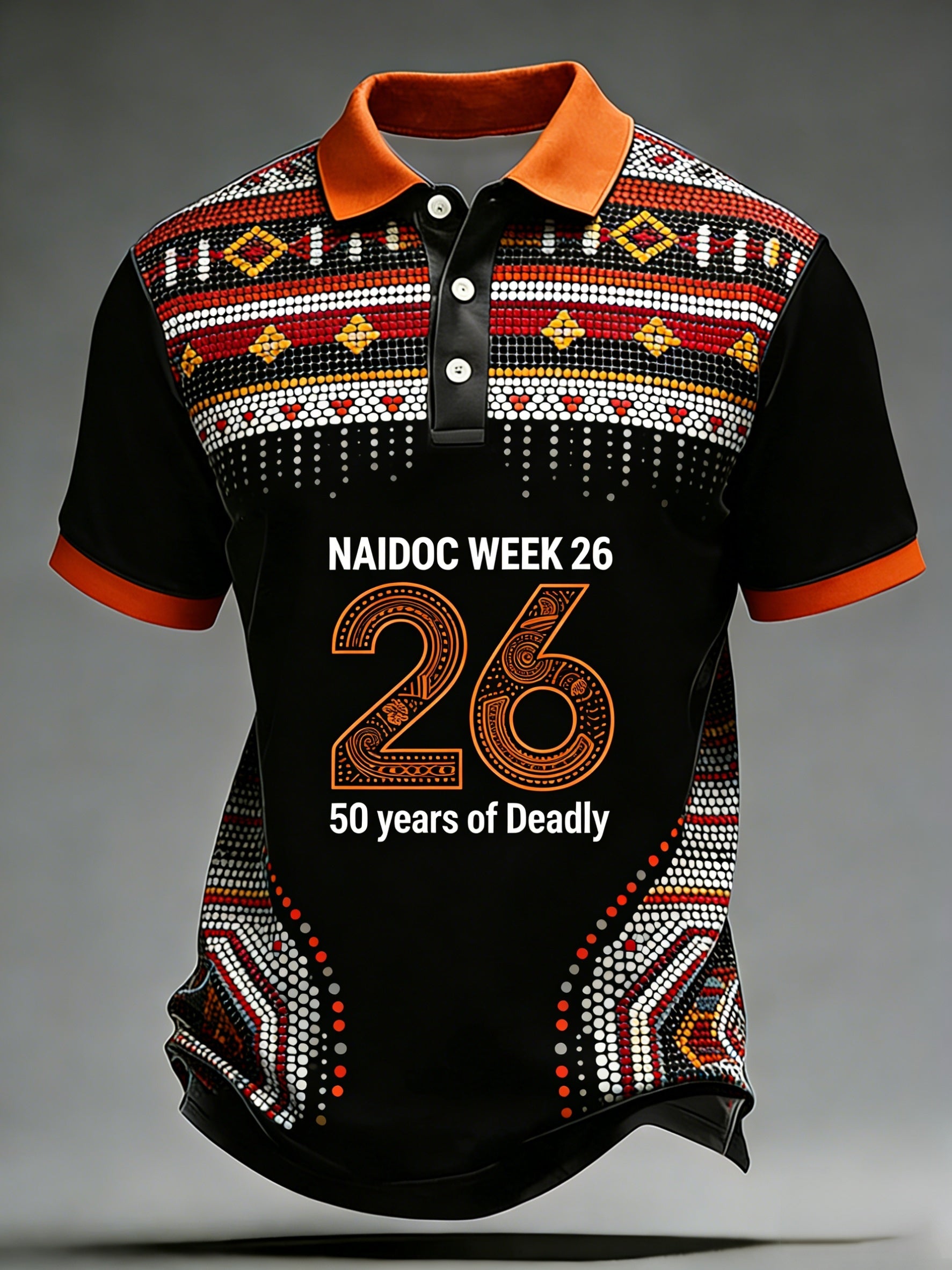 Men's  AU Aboriginal Culture Art NAIDOC Week Printed Casual Tops