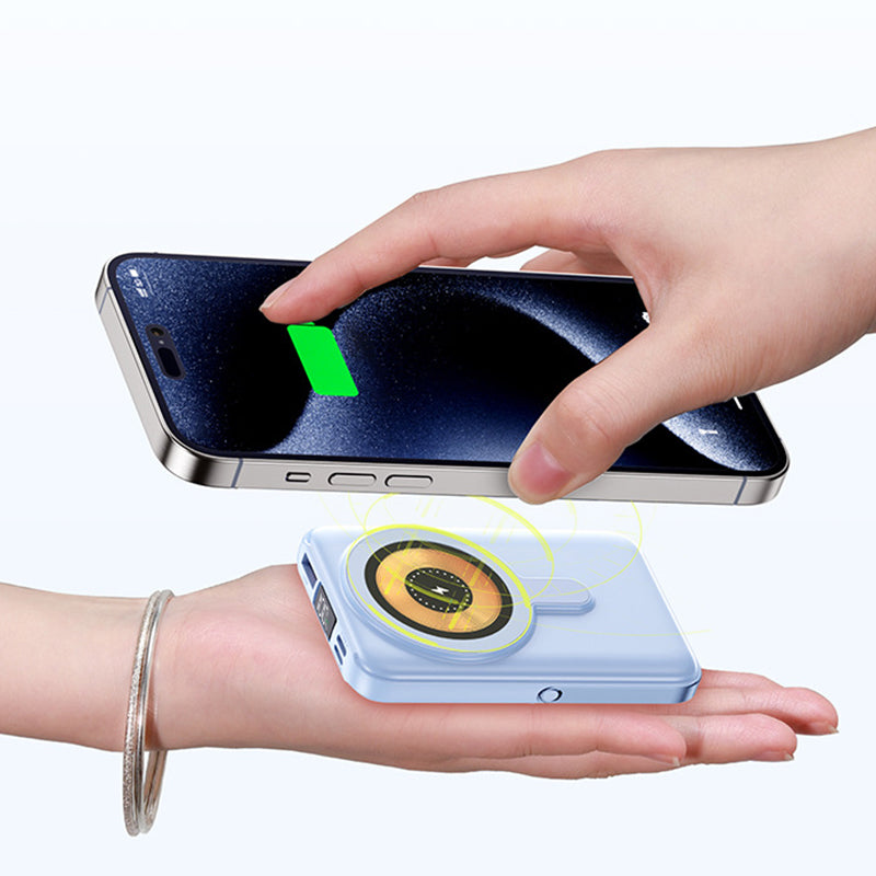 ⏳Time-limited Special🔋Magnetic Wireless Power Bank 10000mAh Fast Chargrs with phone stand
