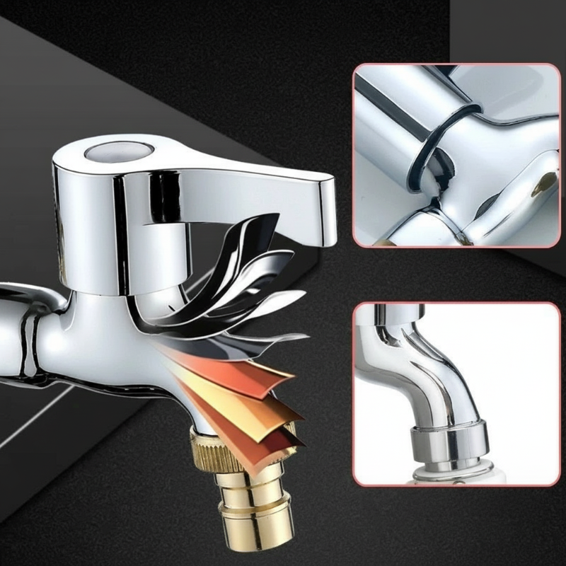 💥BIG DISCOUNT! Heavy-Duty Wall-Mount Water Faucet ✨ Ideal for Home & Garden!