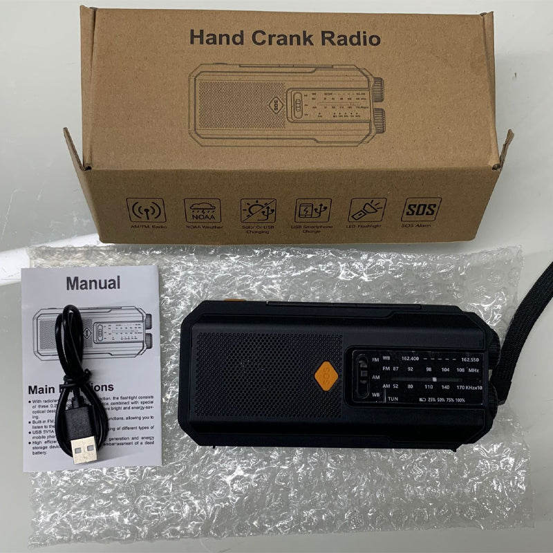 📢📢50%  OFF !! ⏰Solar Hand-Crank Emergency Weather Radio