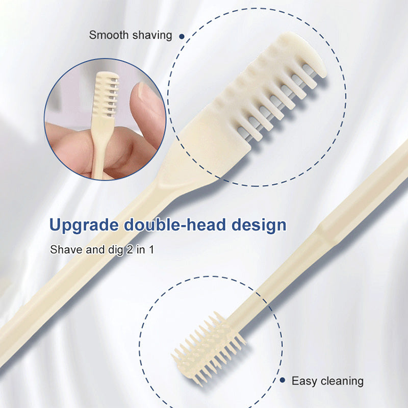 💝Специален подарък - 🥰2 в 1 ръчен ротационен уред за почистване и подстригване на косата на носа