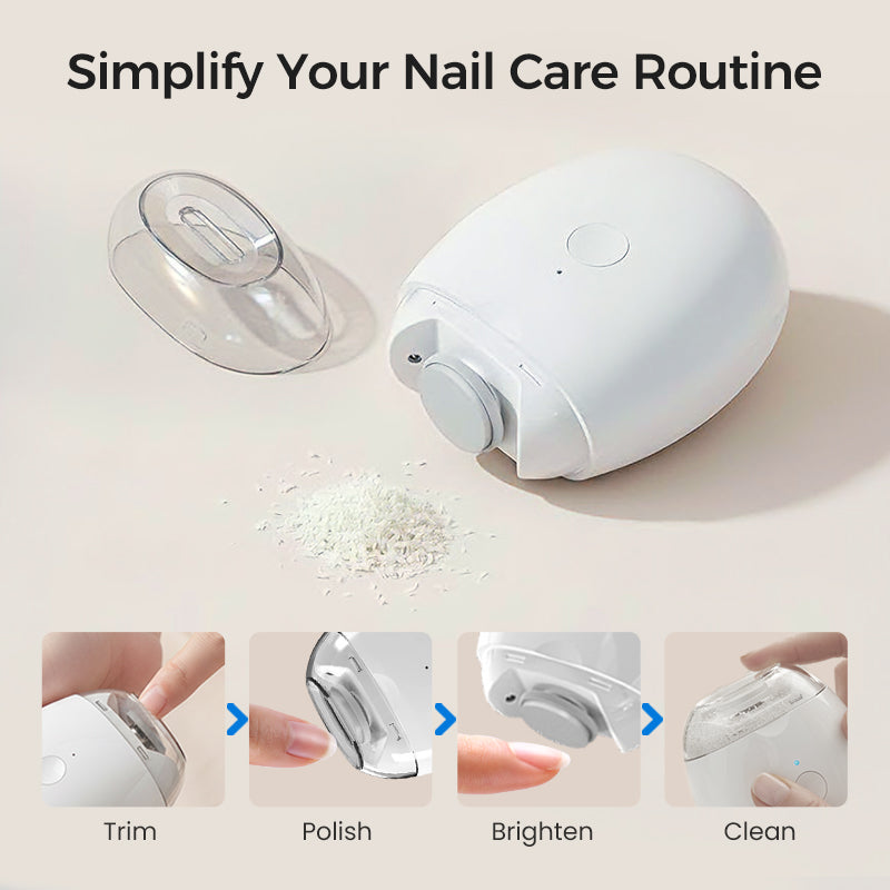 💅 BUY 2 GET 1! ✨ UNIVERSAL NAIL GRINDER - 6 Adjustable Speeds & Auto-Stop, Safe for Natural & Acrylic Nails, Perfect for Home Manicure/Pedicure 👶🔧