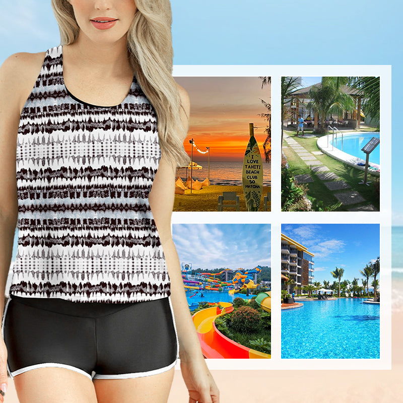 🔥LAST DAY SALE 50% OFF!!🎁Women's Comfortable Printed Bikini 3-Piece Set