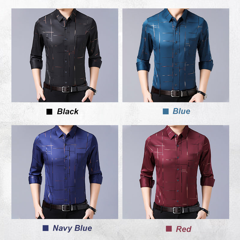🔥 2026 Best-Seller | Men's Ultra-Thin Non-Iron Shirt | Loved by 10K+ ❤️【50% OFF】