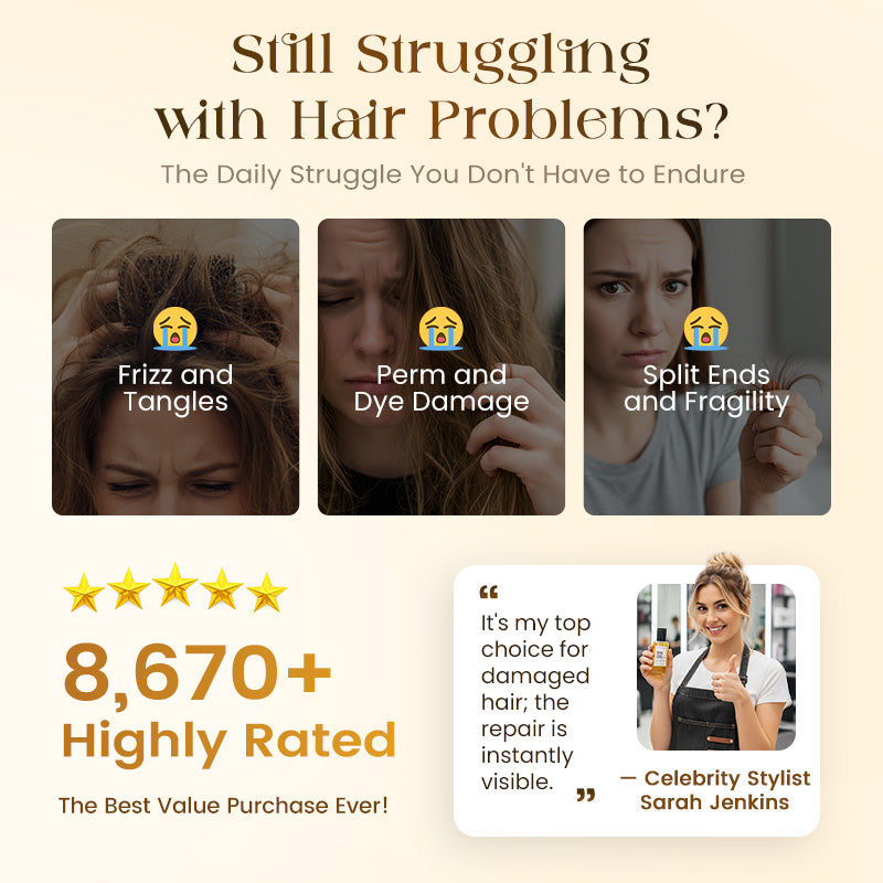 Nourishing and Repairing Hair End Smoothing and Hydrating Hair Oil