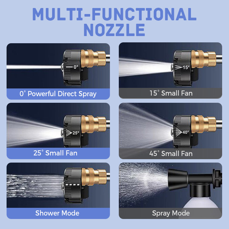 🎁 50% OFF NOW! 💦🚗 Portable High-Pressure Car Washer – 300W Motor, Multi-Purpose Use & Compact Storage Design for Outdoor Cleaning 🔧