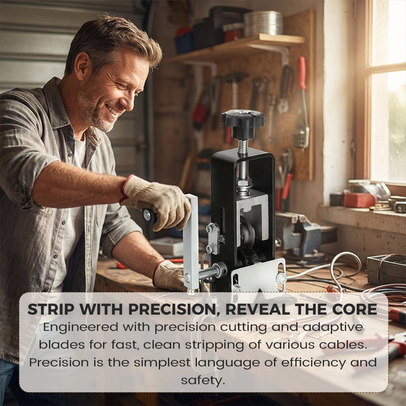 ⚙️ 50% OFF NOW! 🔌 Wire Stripping Machine for 1-25mm Wires – Automatic Feed, Adjustable Blades & High Efficiency 🛠️