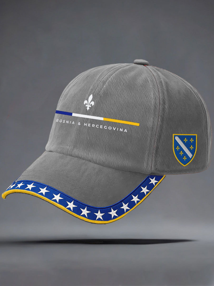 Unisex Bosnia ZMAJEVI Football Lover Printed Hat