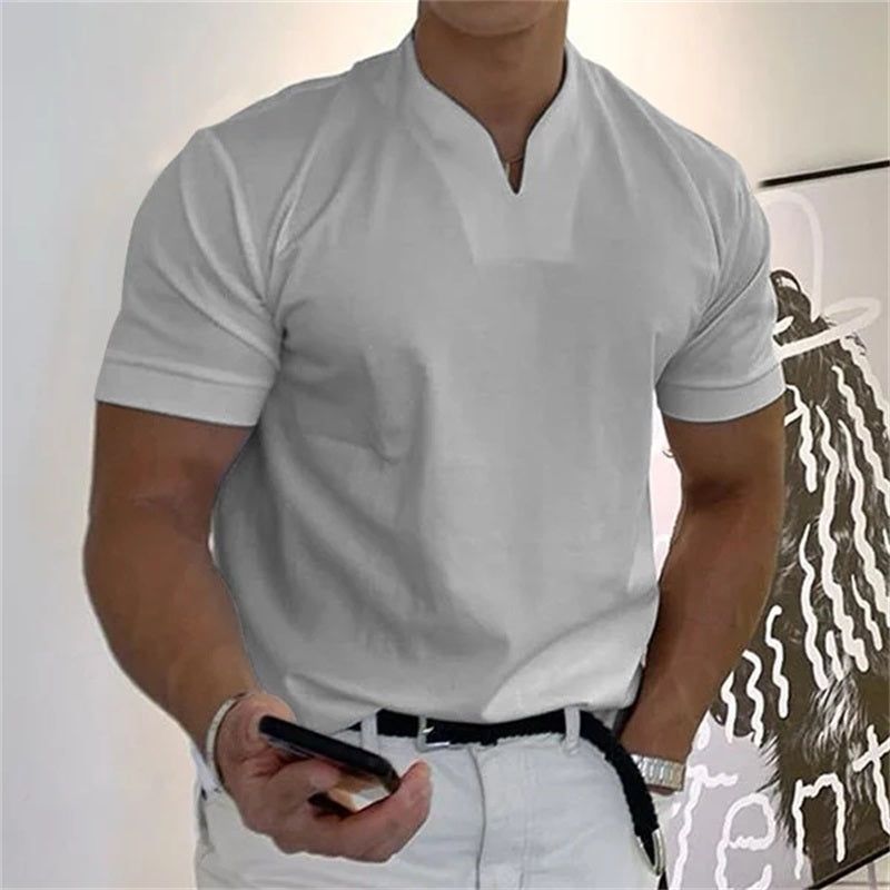 ⏰ Now only 50% off! 💎 Men Gentlemans Business Short Sleeve Fitness T-shirt
