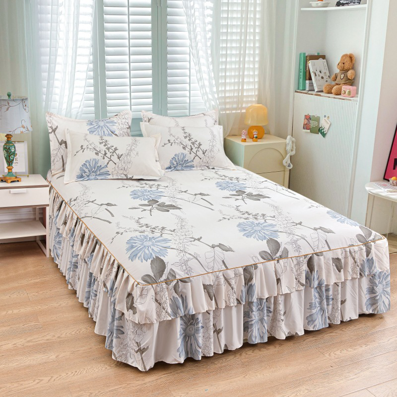 ⏳Time-Limited Special⏰3-Piece Ruffled Bed Skirt Set🛏️