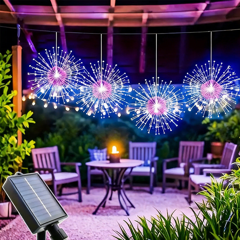 🔥While Supplies Last 40% OFF!🎉 Solar Firework String Lights for Yard & Parties