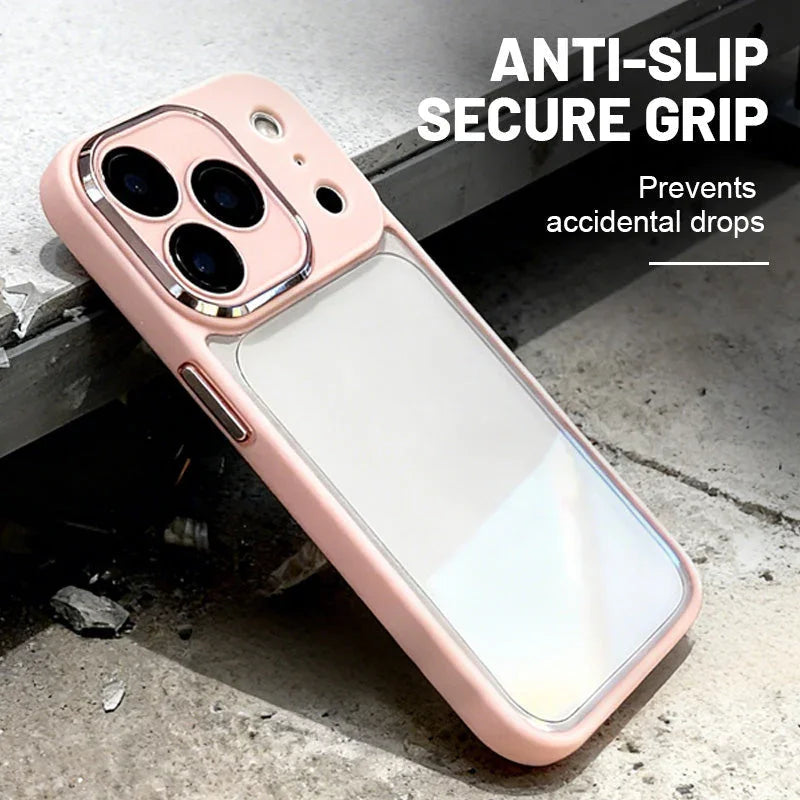 Solid-Colour Frosted Phone Case with Camera Control Cover