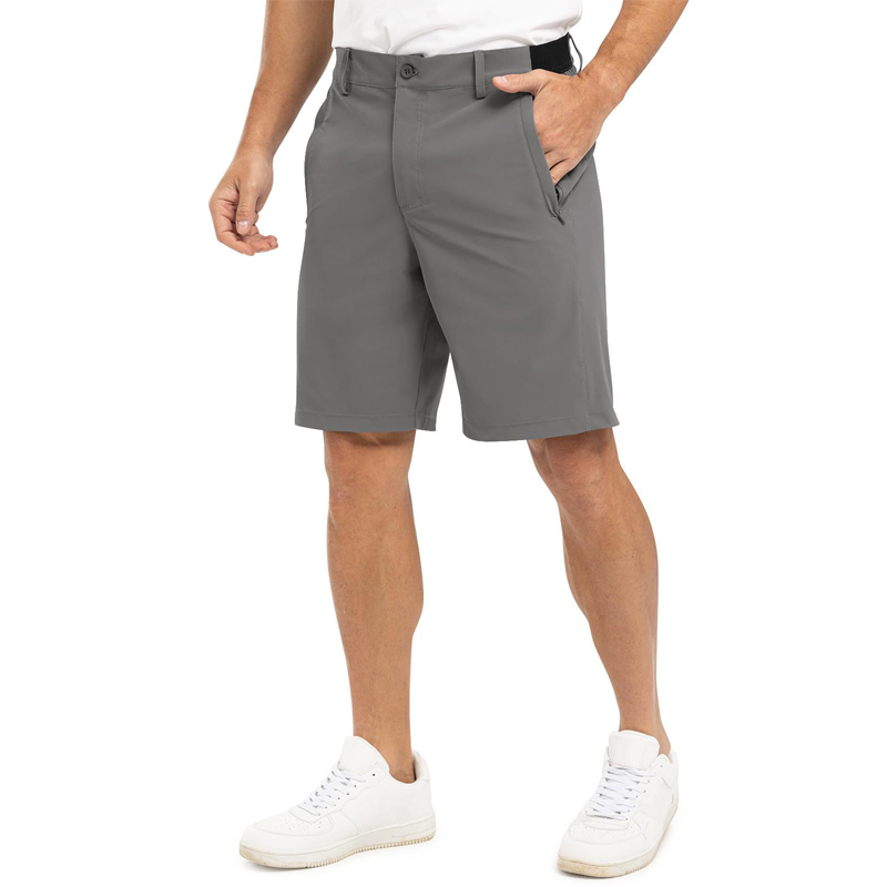 📢📢50% OFF !!!⏰Men's Solid Color Flat Front Shorts
