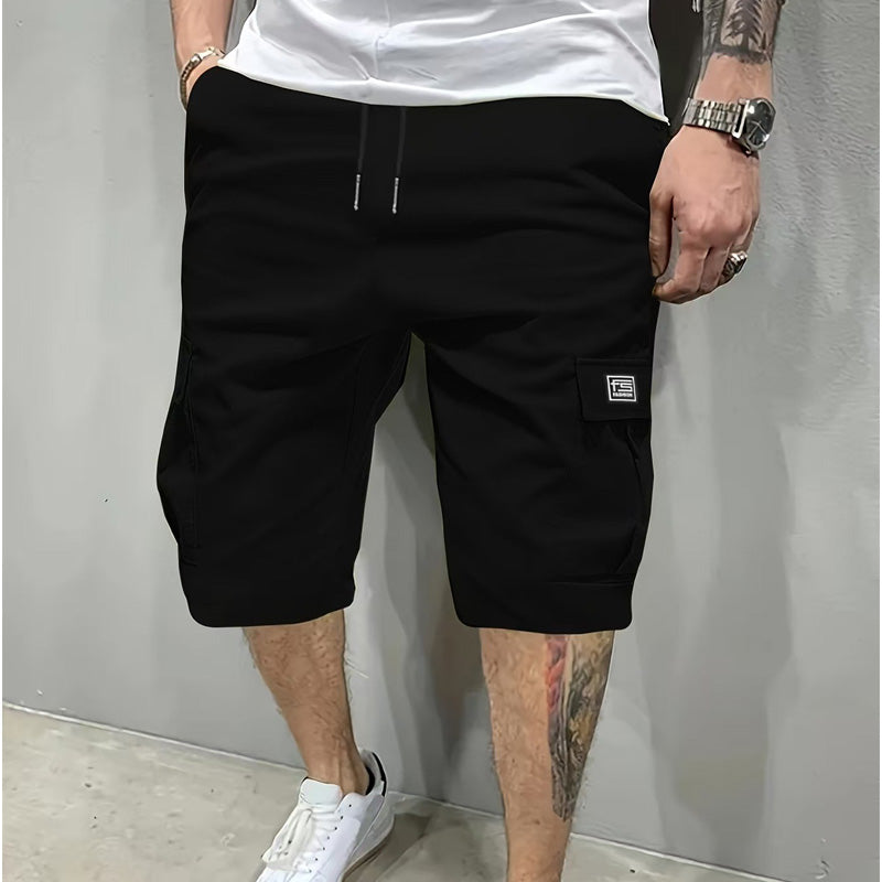 🎁 52% OFF! 💖🩳 Men's Casual Cargo Shorts with Drawstring Waist – Multi-Pocket, Lightweight & Breathable 👖✨
