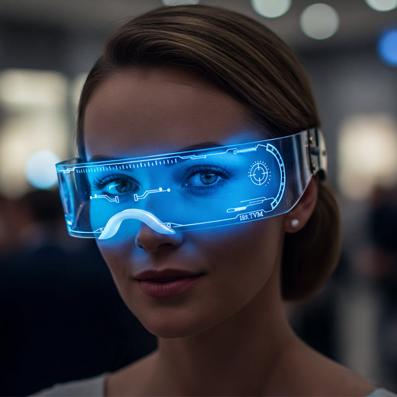 🎅Hot Sale 50% OFF🎁Fancy LED Light-Up Cyberpunk Glasses for Adults