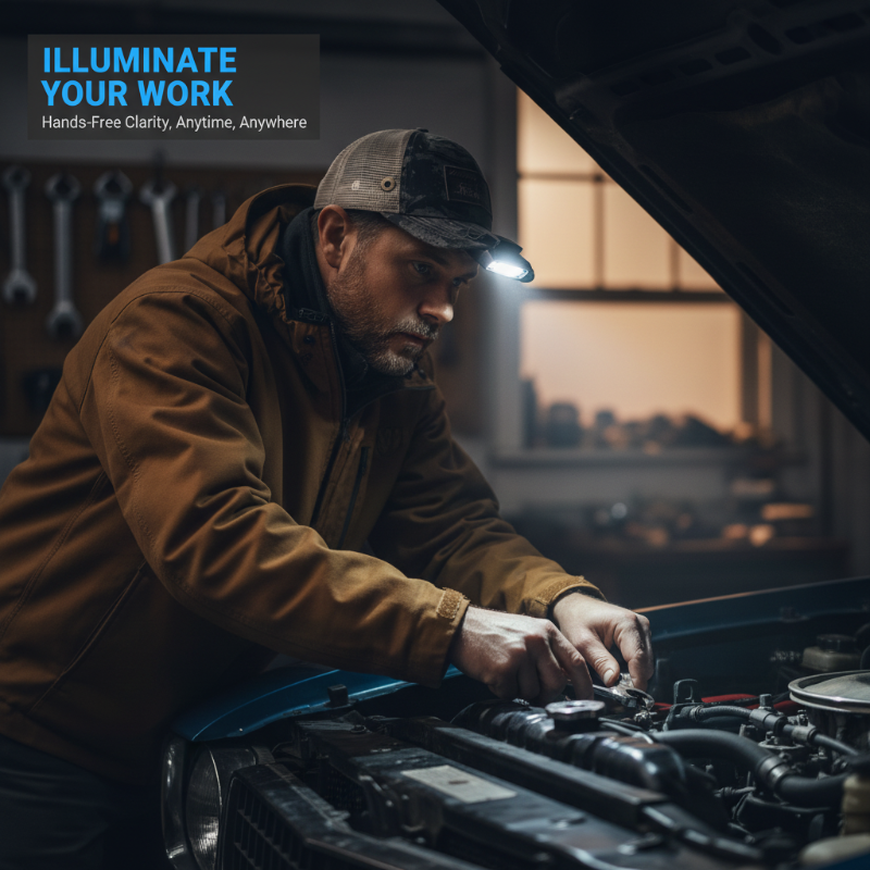 Motion Sensor LED Clip-on Hat Light