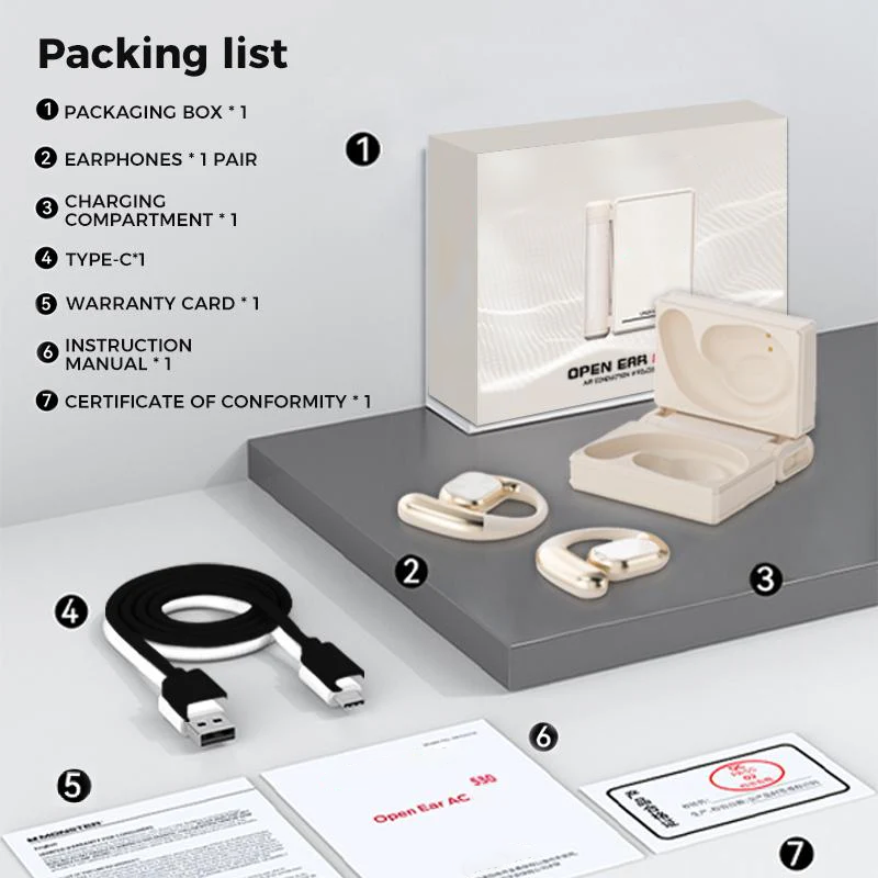 Limited-Time Sale  50% OFF✨ Wireless Noise-Canceling Bluetooth 6.0 Earbuds 🥤, 145-Hour Ultra-Long Battery Life 🥳, IPX5 Waterproof Sports Earphones 🚲