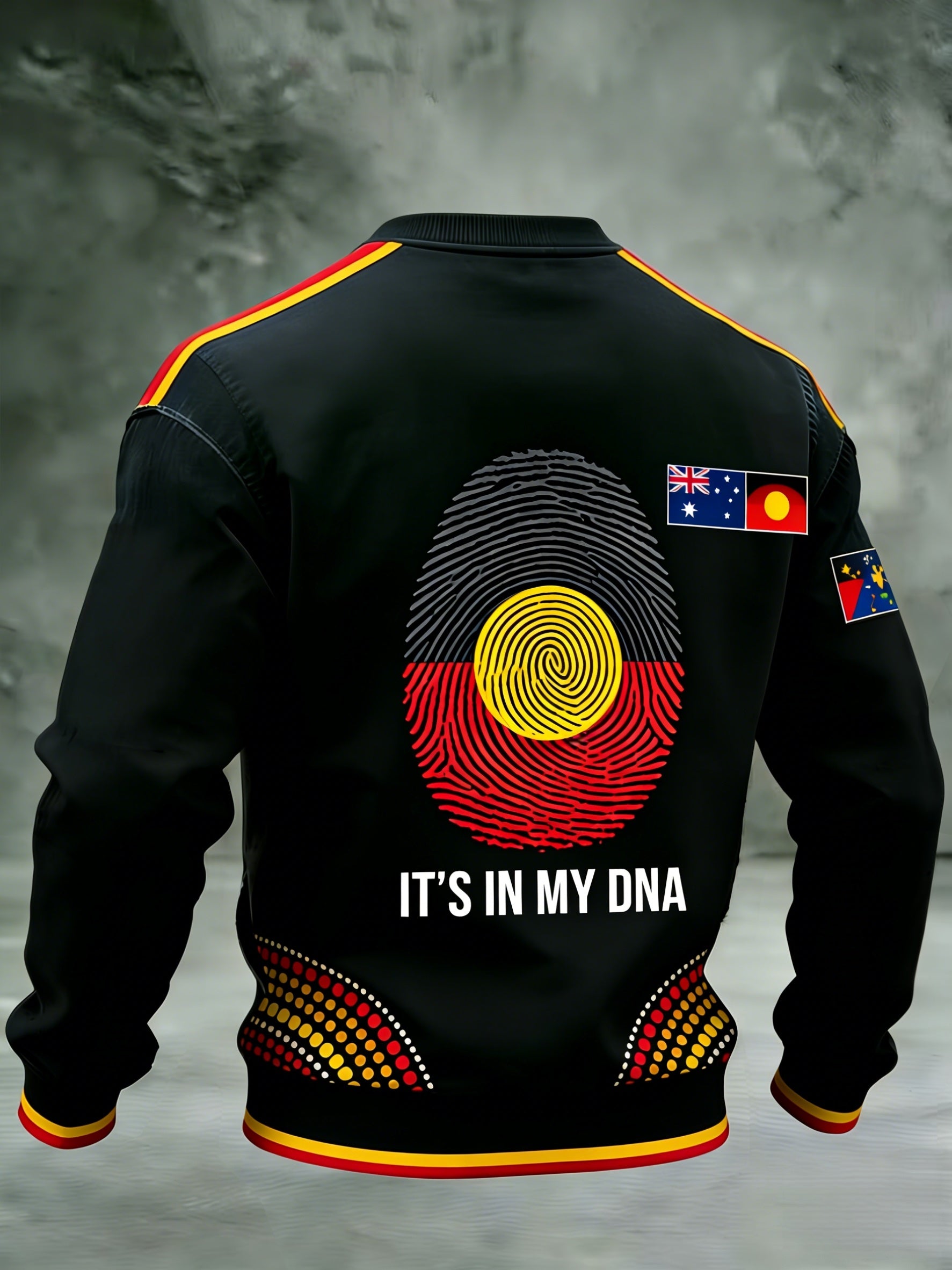 Men's  AU Aboriginal Culture IT'S IN MY DNA  Crew-Neck Sweatshirt