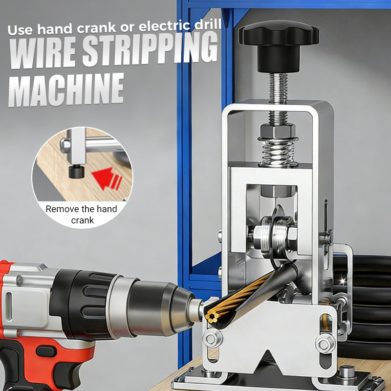 ⚙️ 50% OFF NOW! 🔌 Wire Stripping Machine for 1-25mm Wires – Automatic Feed, Adjustable Blades & High Efficiency 🛠️