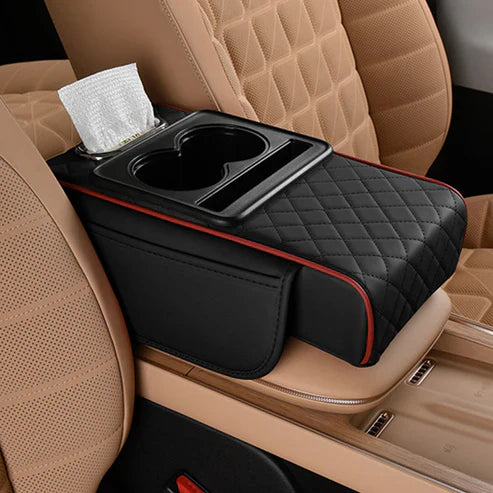 🛋️ 60% OFF NOW! 🚗 Integrated Pressurized Multifunctional Car Armrest Heightening Pad – Ergonomic Support, Extra Storage & Universal Fit 💺