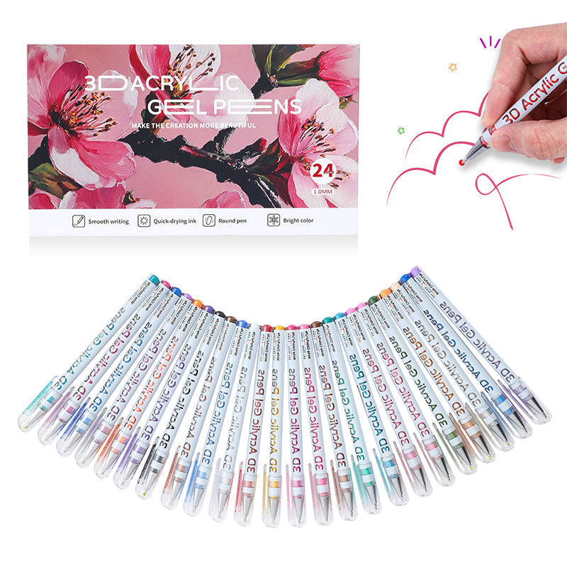 Multi-Color Gel Pen Set for Drawing & Coloring