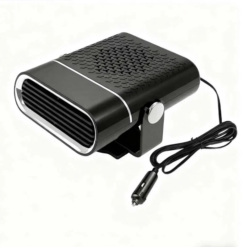 🚗🔥 2-in-1 Portable Car Heater & Fan - 360° Rotation, Quick Defrost, Heating & Cooling, Ultra-Quiet & Lightweight for All Seasons!