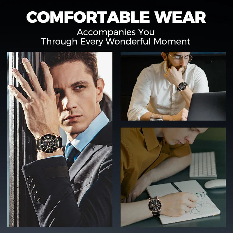 ⏳ LIMITED TIME OFFER⚡️!💎Men's High-End Business Multifunction Quartz Watch