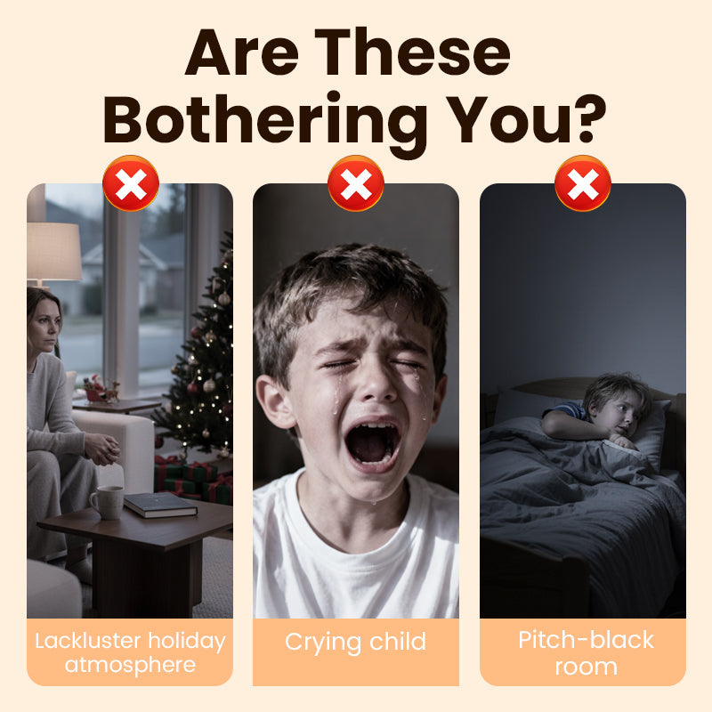 Luminous Christmas Wall Stickers Set