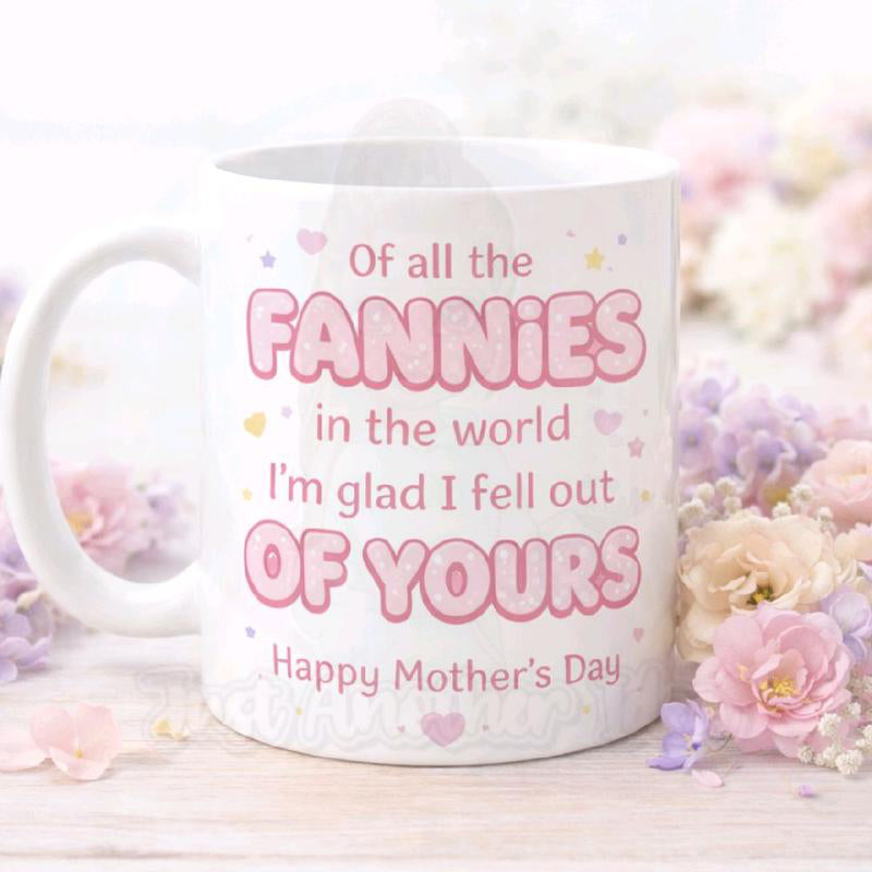 ☕ 50% OFF NOW! 💝 Funny Mother's Day Mug for Mom – 11oz Ceramic, Humorous Message & Dishwasher Safe 🎁