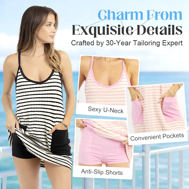 🥳2026 HOT SALE🥳💞50K+ SOLD!🔥👗Women's Sleeveless Summer Dress with Shorts – 2-in-1 effortless style! Built-in shorts for comfort & confidence. Ready in seconds for sunny days🌞🌸