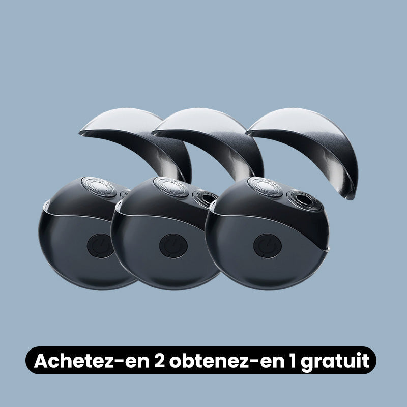 🎉 50% OFF! ✨ Portable multifunctional electric shaver – Dual ring blades, IPX4 waterproof and compact UFO design 🪒⚡