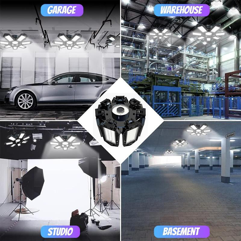 💎 50% OFF! 💎Bright LED Garage Light with Deformable Panels
