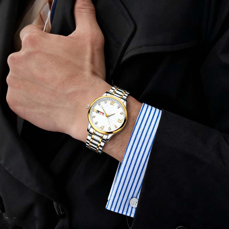 🔥Christmas Limited-Time Offer: 80% OFF!!!🔥Men's Two-Tone Waterproof Luminous Watch