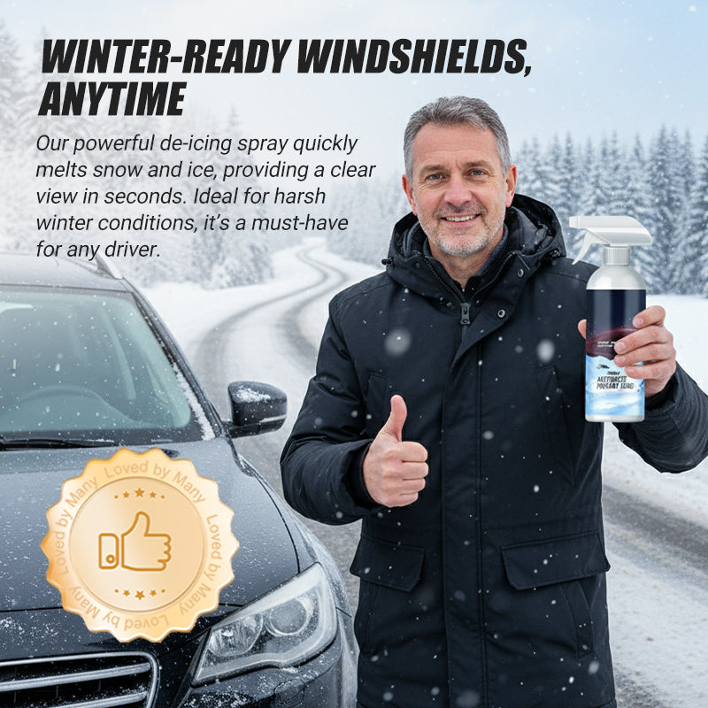 Powerful De-icing Spray for Car Windshields