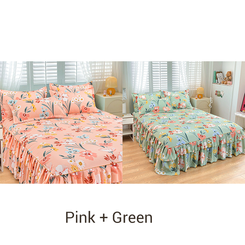 ⏳Time-Limited Special⏰3-Piece Ruffled Bed Skirt Set🛏️