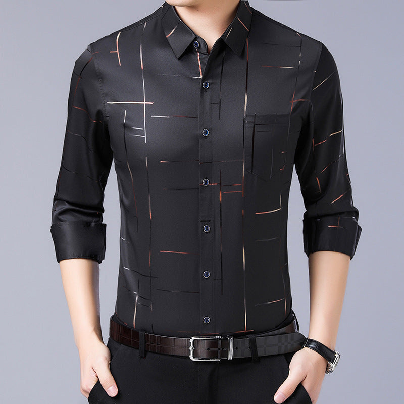 🔥 2026 Best-Seller | Men's Ultra-Thin Non-Iron Shirt | Loved by 10K+ ❤️【50% OFF】