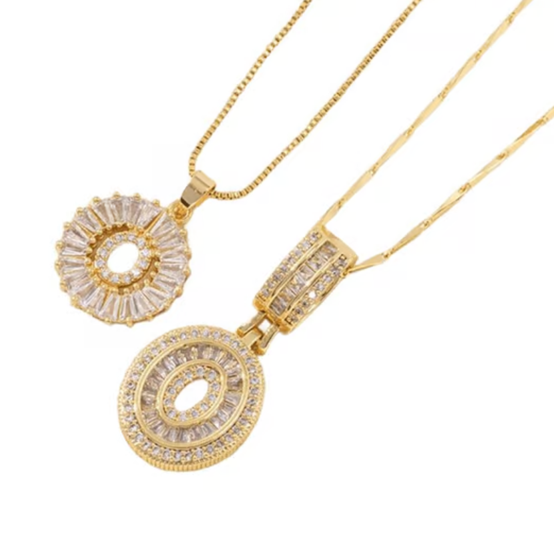 ✨2 Pack💍 Initial Letter Pendant Necklaces-Best Gift for your friends💝