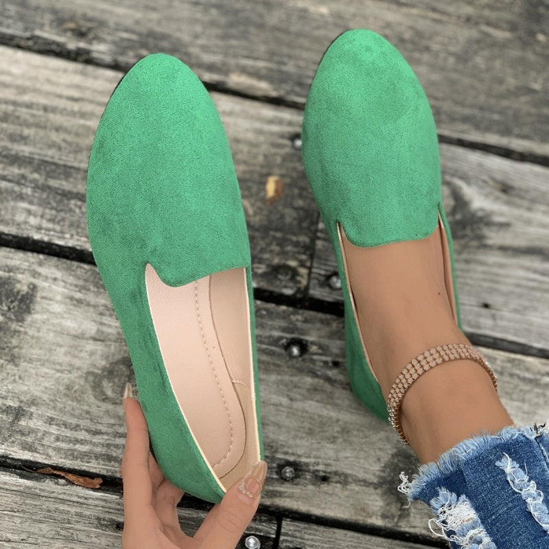 Women's Casual Solid Color Flat Shoes ✨Comfortable And Stylish