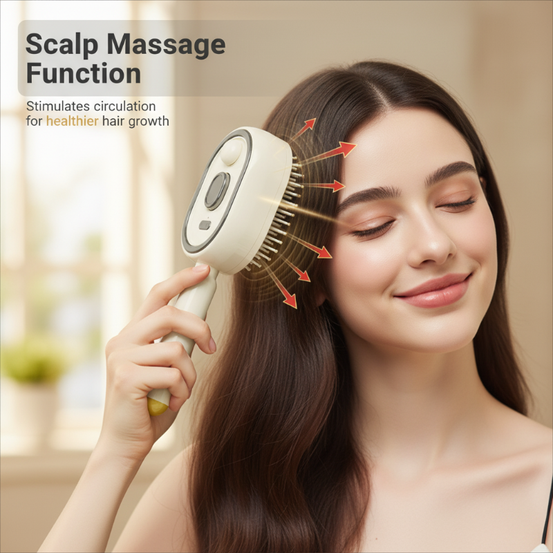 ✨🔥Electric Spray & Massage Hair Brush✨🔥