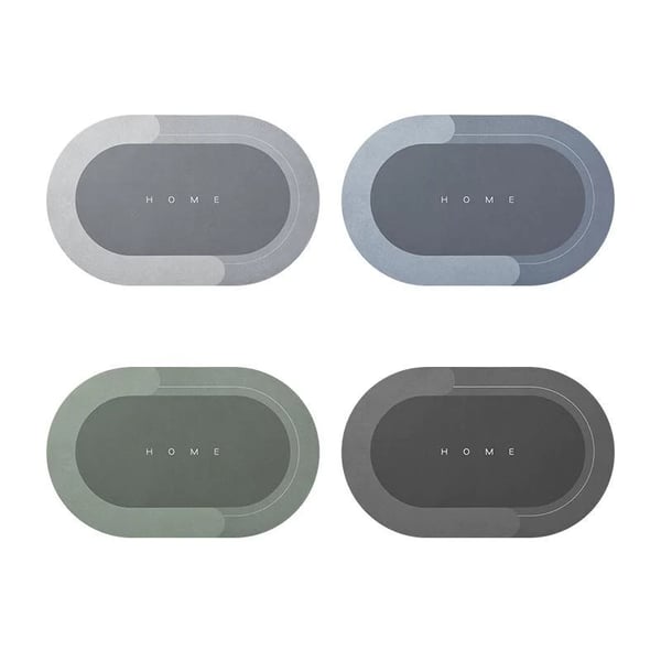 Diatomite Bath Mat, Water Absorbent Mat, 1 Count Non-slip Quick Drying Bathroom Mat, Soft Comfortable Bathroom Rug, Bathroom Accessories for Home Bathroom