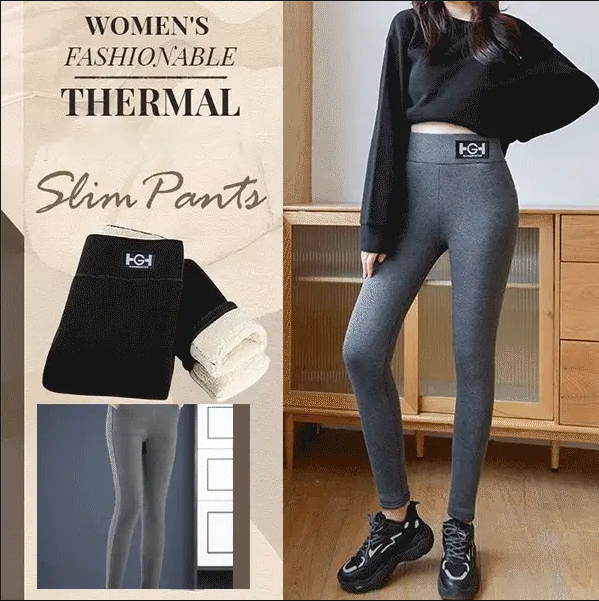 ⏳Time-Limited Special⏰ Thermal Slim Fit Pants – Flattering Silhouette, Ultra Soft & All-Day Warm ✨