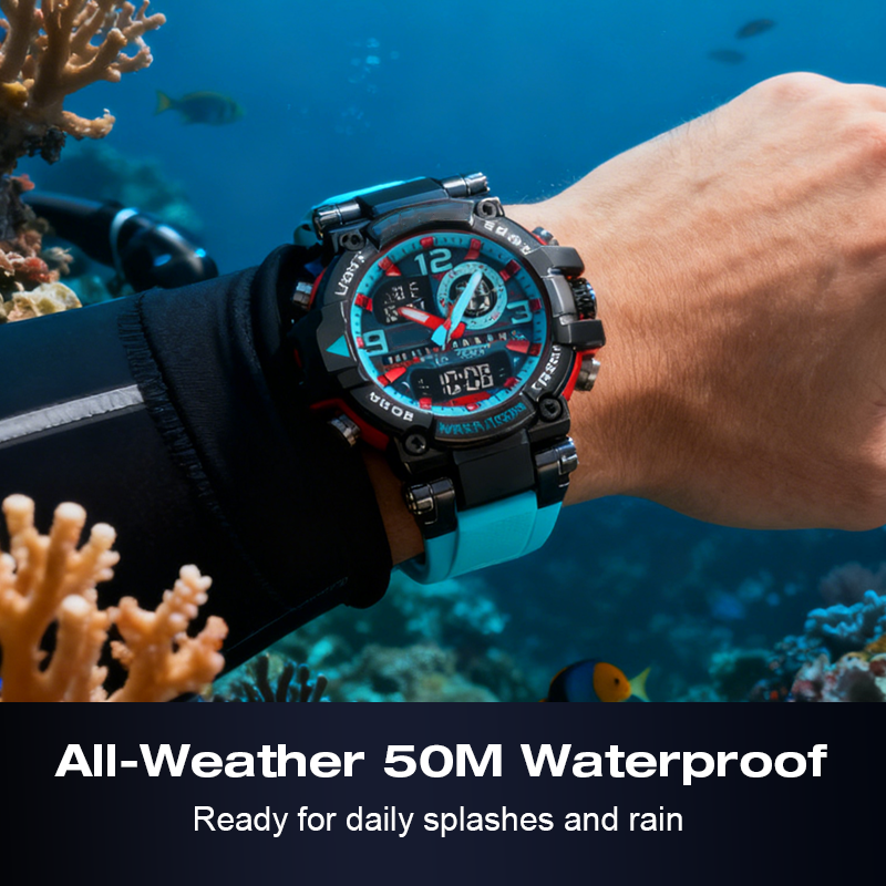 ⏳Time-Limited Special⏰Multifunctional Waterproof LED Digital Watch