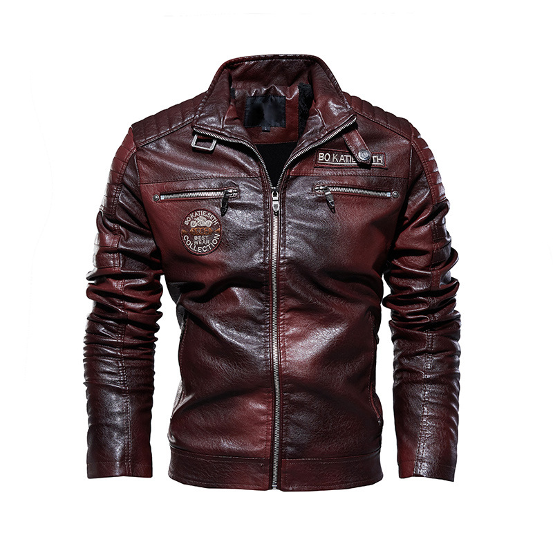 📢📢50% OFF !!!⏰Men's Lined Faux Leather Biker Jacket