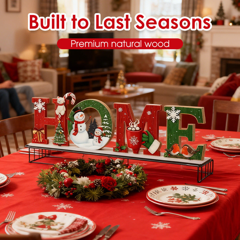 📢📢50 % OFF !!⏰⏰Christmas Wooden Wall Decor Letter Sign - HOME/JOY