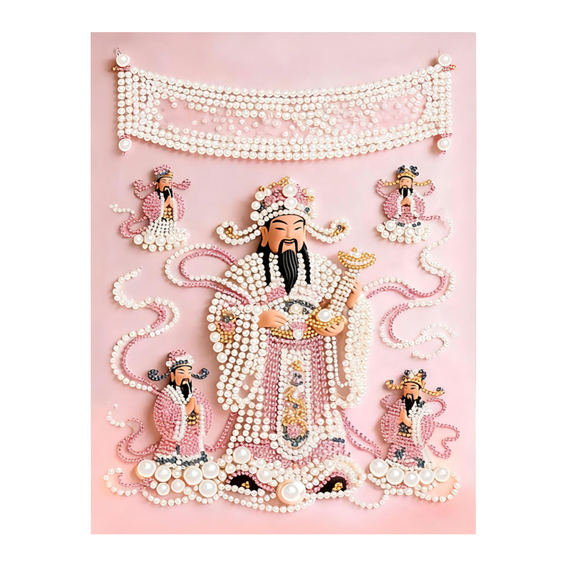 DIY 3D Plastic Pearl Painting Kit